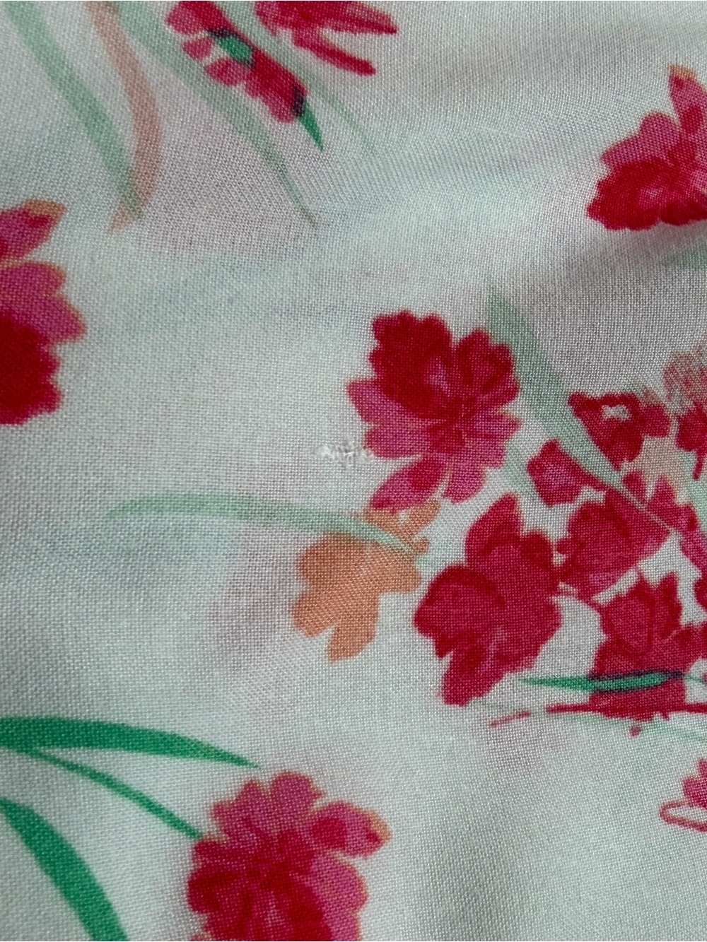 Faded Glory Pink Floral Sleeveless Pintuck Blouse Size L (12-14) - Picture 15 of 15
